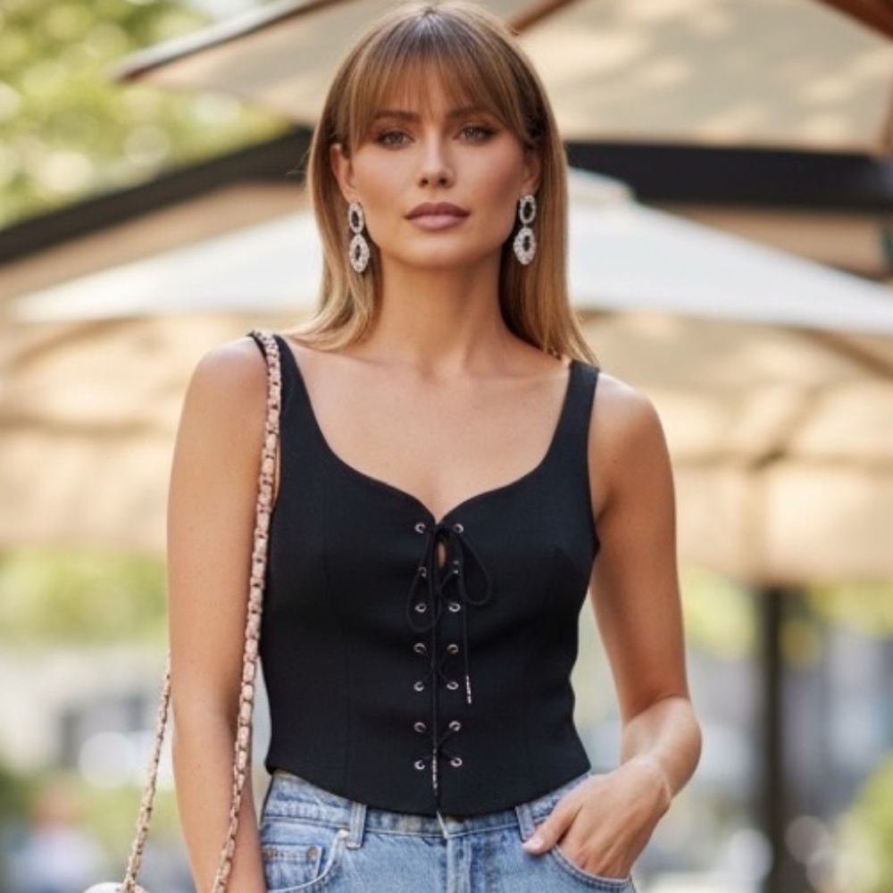 NEW with Tags St. John Corset Top
